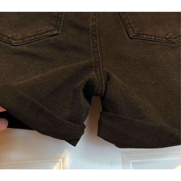 BLACK TAPE - NWT - L Sz 28 Slim-Fit Mom Jean Shorts in Black Wash. So cute! - Picture 7 of 14